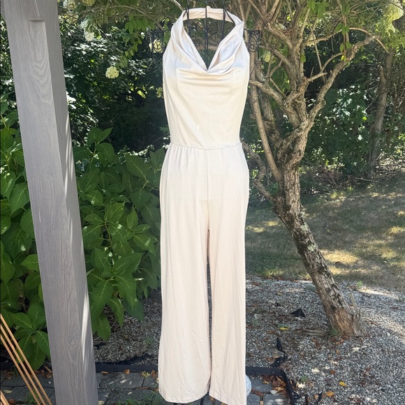 SHEIN Pants - SHEIN beige petite small jumpsuit